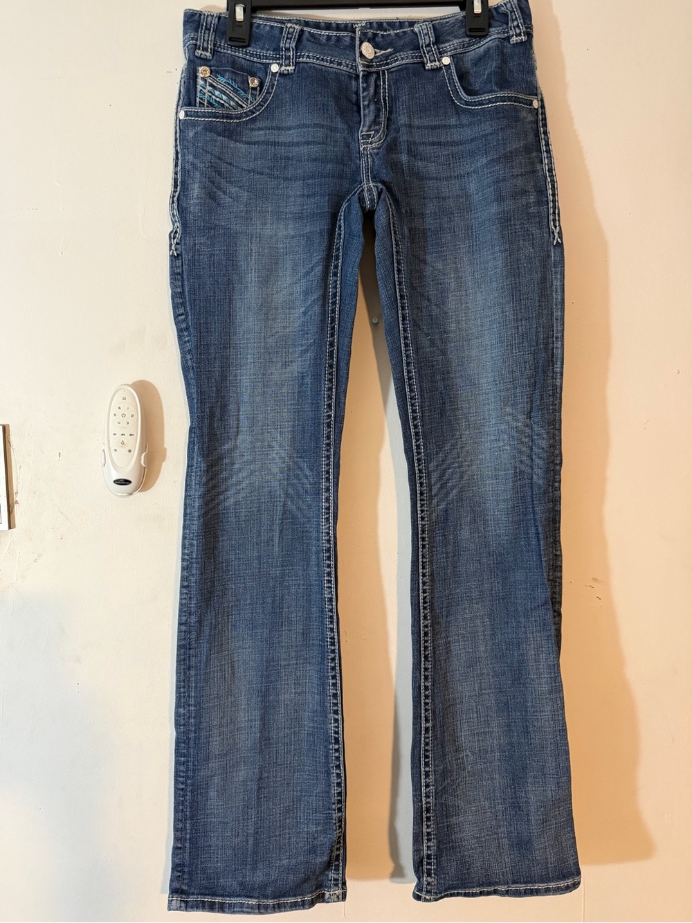 Rock & Roll Cowgirl, size 30 x 36, Good Cond., low rise, bootcut